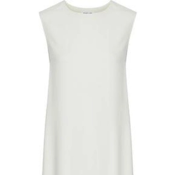Helmut Lang White Crêpe Apron Mini Dress - Picture 5 of 6